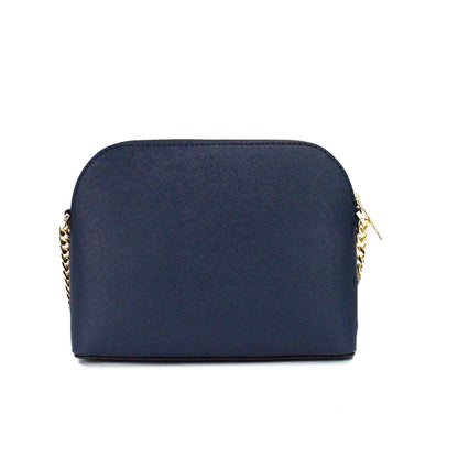 Jet Set Navy Medium X Dome Leather Crossbody Bag Purse