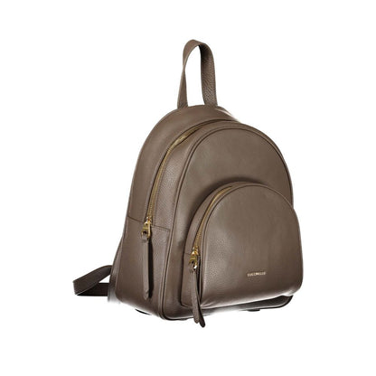 Chic Leather Backpack with Adjustable Straps