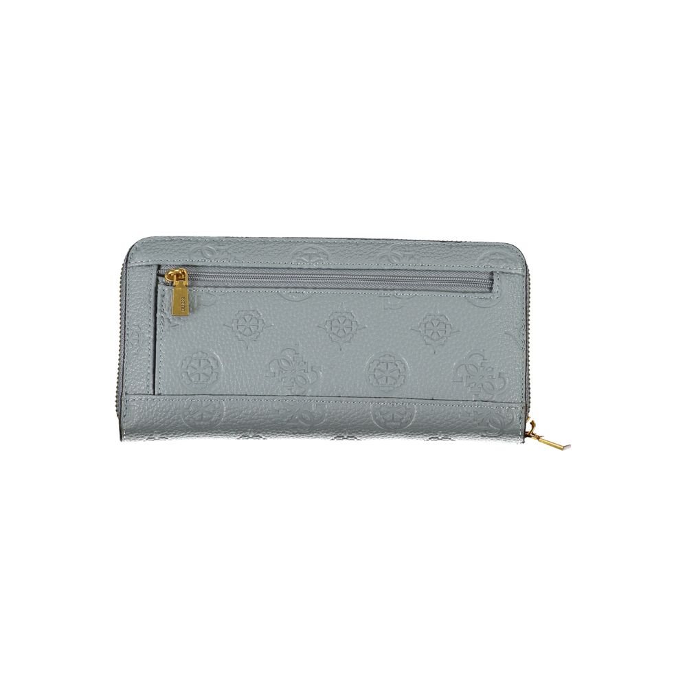 Chic Light Blue IZZY Wallet with Contrasting Details