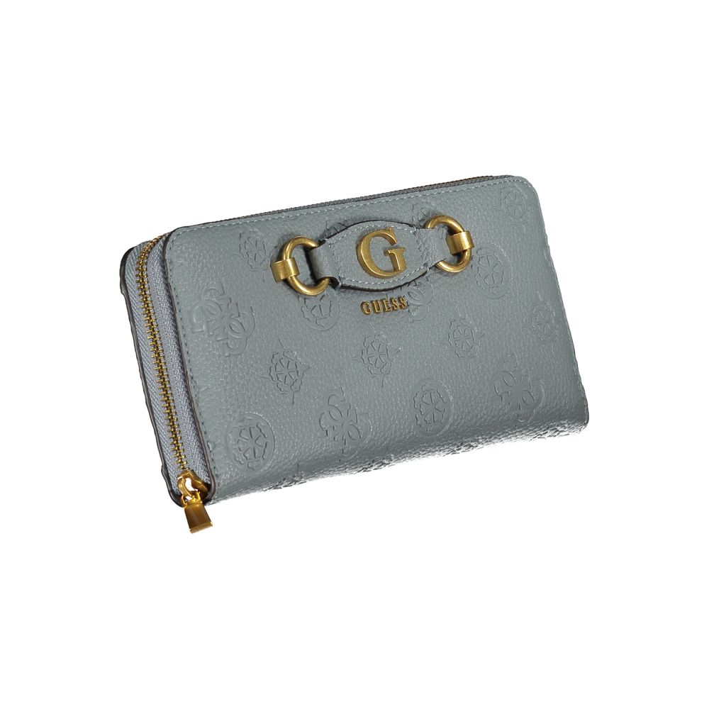 Chic Light Blue IZZY Wallet with Contrasting Details