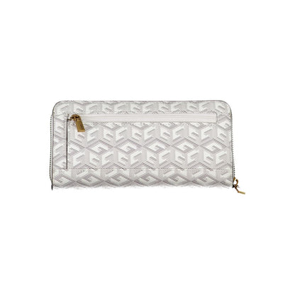 Chic White Multi-Compartment Wallet