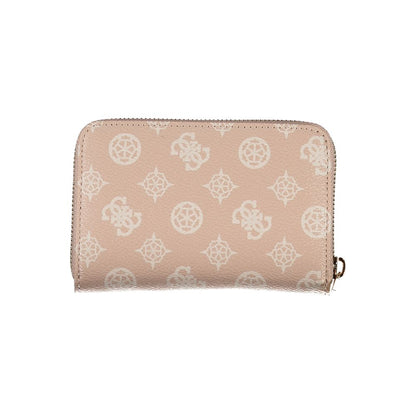 Chic Pink Multi-Compartment Wallet