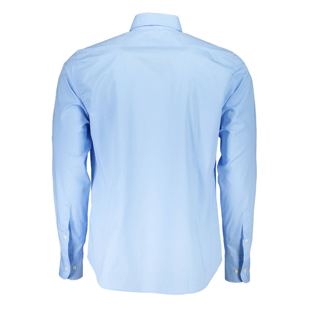 Elegant Light Blue Regular Fit Shirt