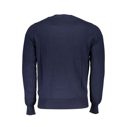 Eco-Conscious Crew Neck Sweater in Blue