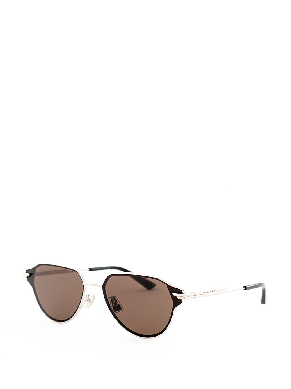 Elegant Silver Metal Sunglasses