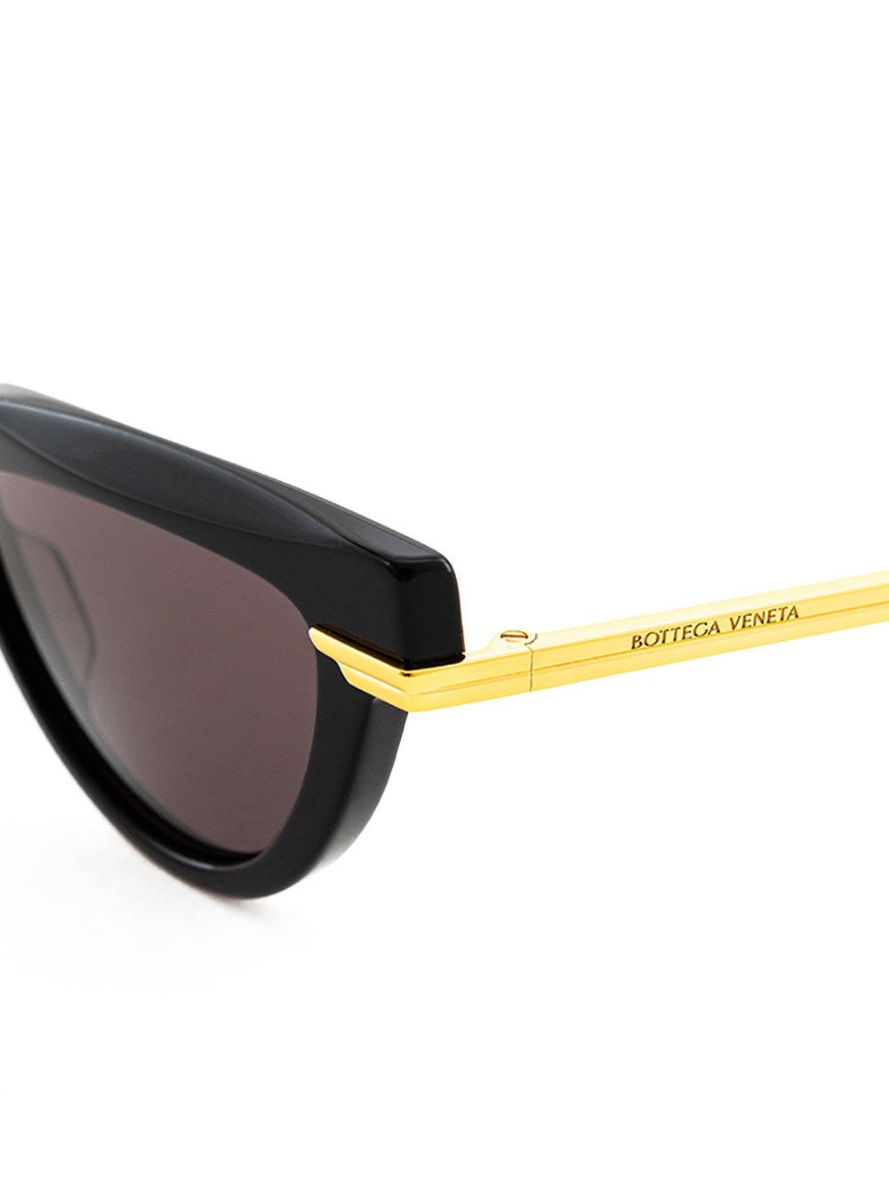 Elegant Black Sunglasses with Gold Accents