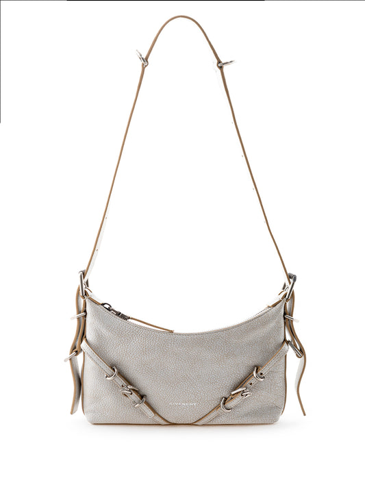 Elegant Ivory Leather Mini Shoulder Bag