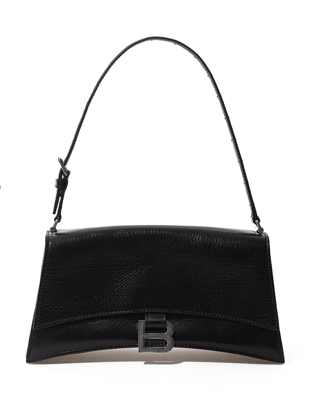 Elegant Black Mini Leather Shoulder Bag