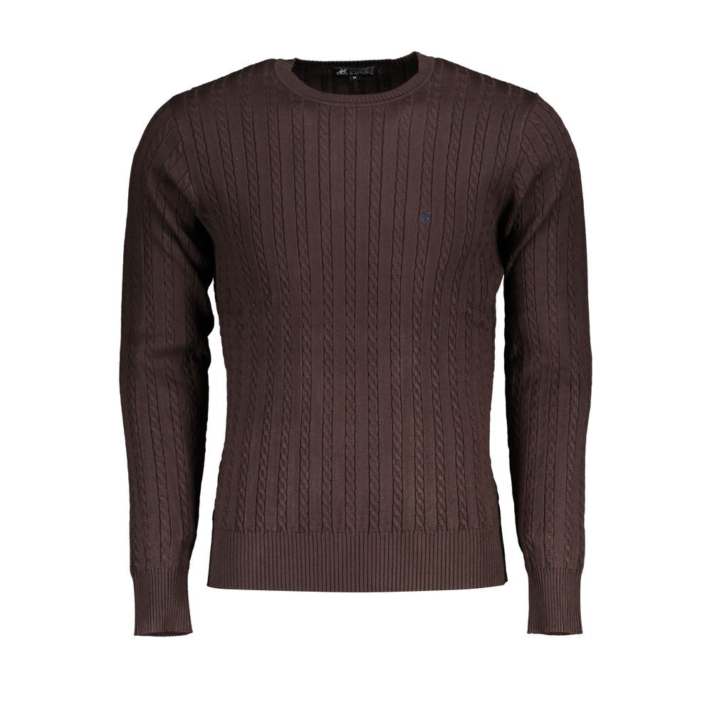 Elegant Long-Sleeved Crew Neck Sweater