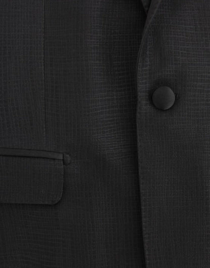 Black wool MARTINI slim blazer