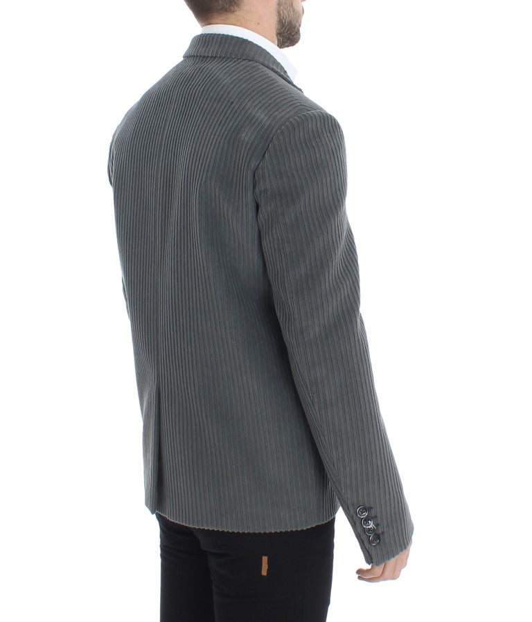 Elegant Gray Manchester Blazer Jacket