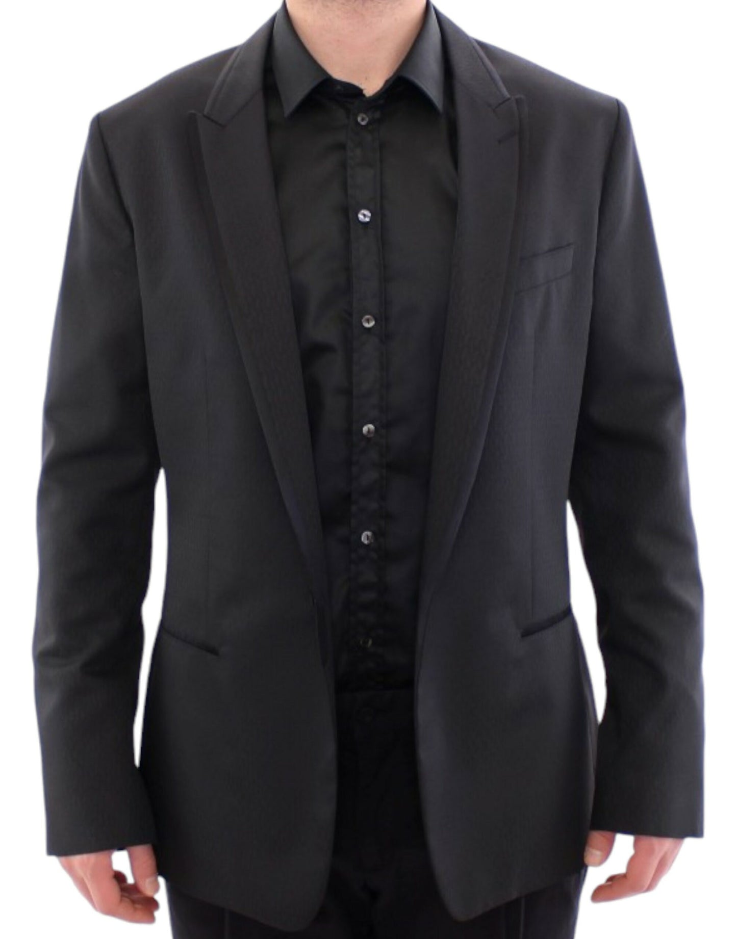 Black MARTINI one button blazer