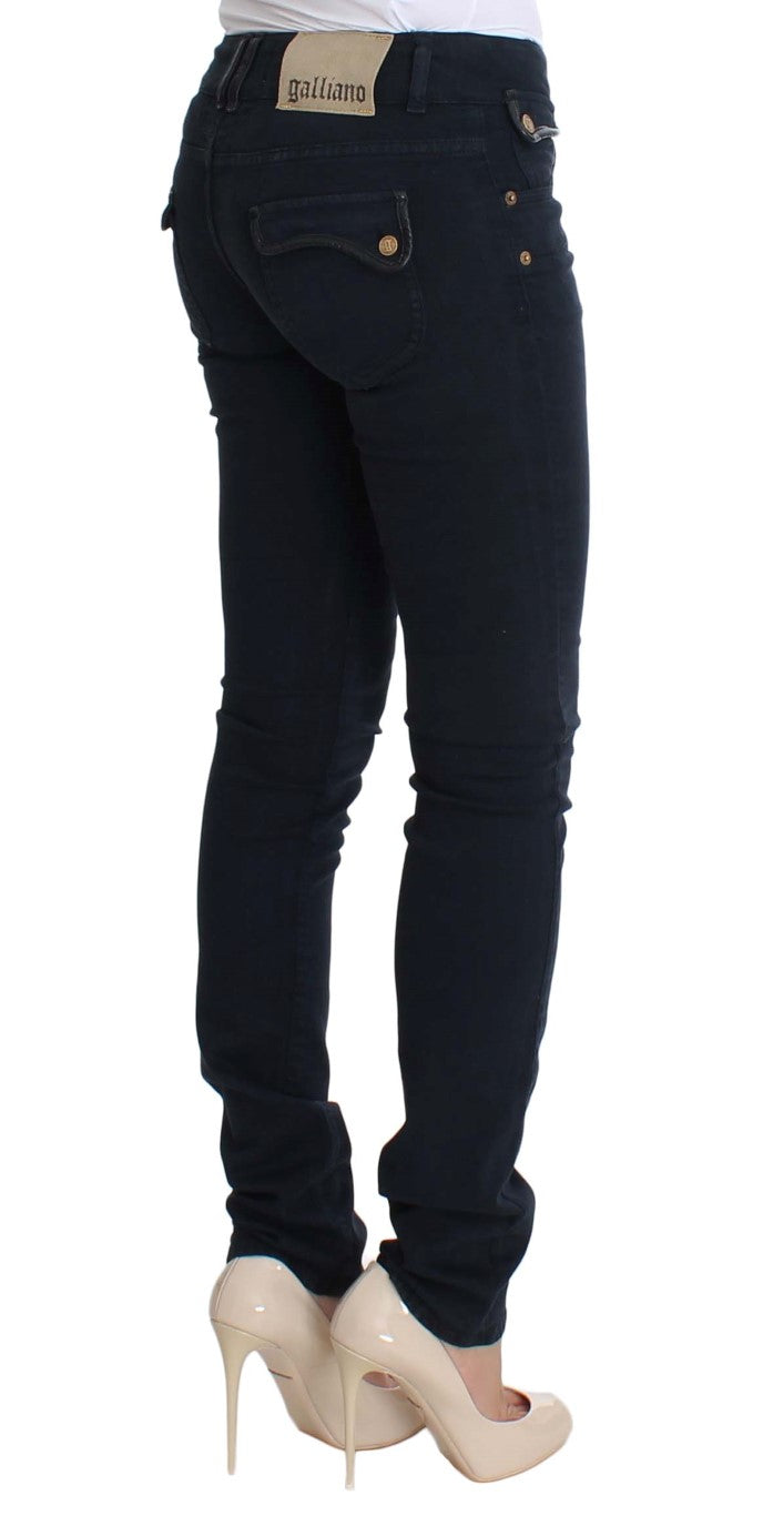 Elegant Slim Fit Blue Jeans