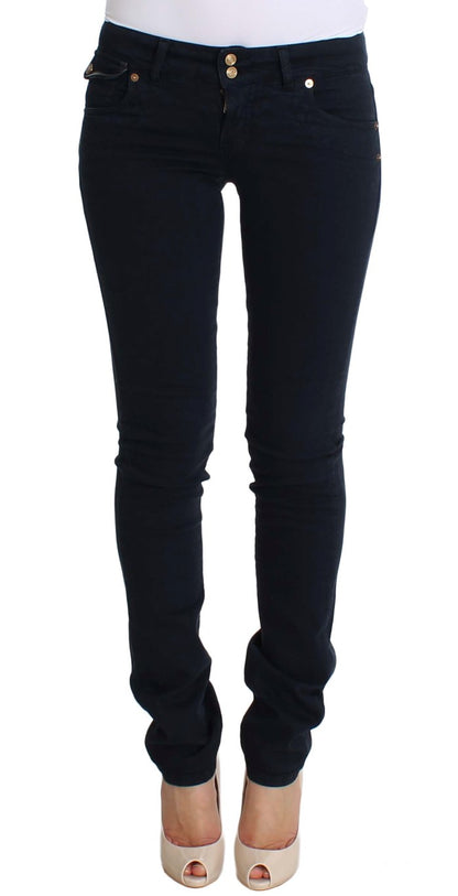 Elegant Slim Fit Blue Jeans