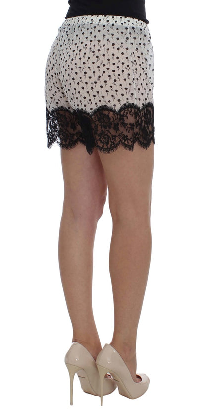 Elegant Silk Lace Sleep-Shorts