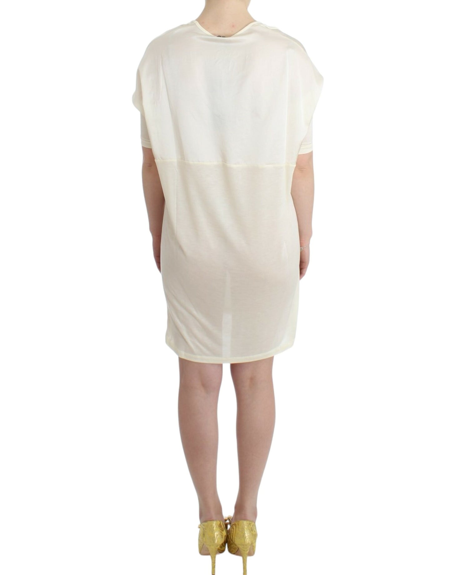 White modal tube dress