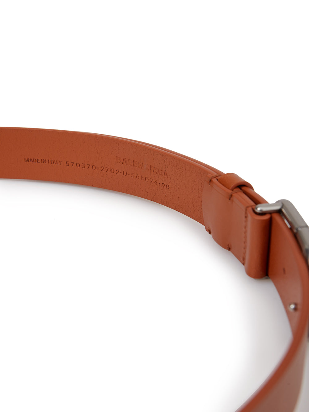 Elegant Tobacco Brown Leather Belt