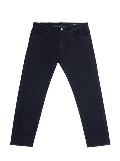 Sleek Regular Fit Dark Denim Jeans