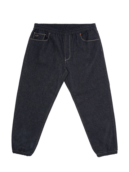 Sleek Jogger-Style Denim Jeans for Men