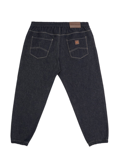 Sleek Jogger-Style Denim Jeans for Men