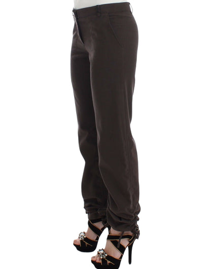 Brown Chinos Casual Dress Pants Khakis