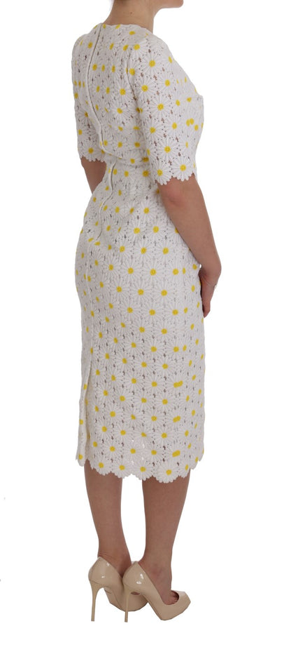 Sunflower Ricamo Sheath Dress