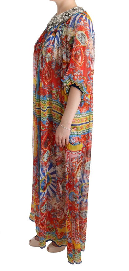 Elegant Full-Length Tunic Maxi Dress