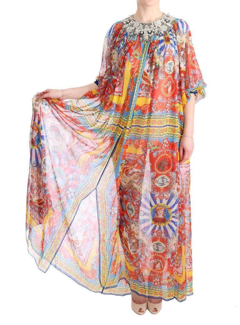 Elegant Full-Length Tunic Maxi Dress