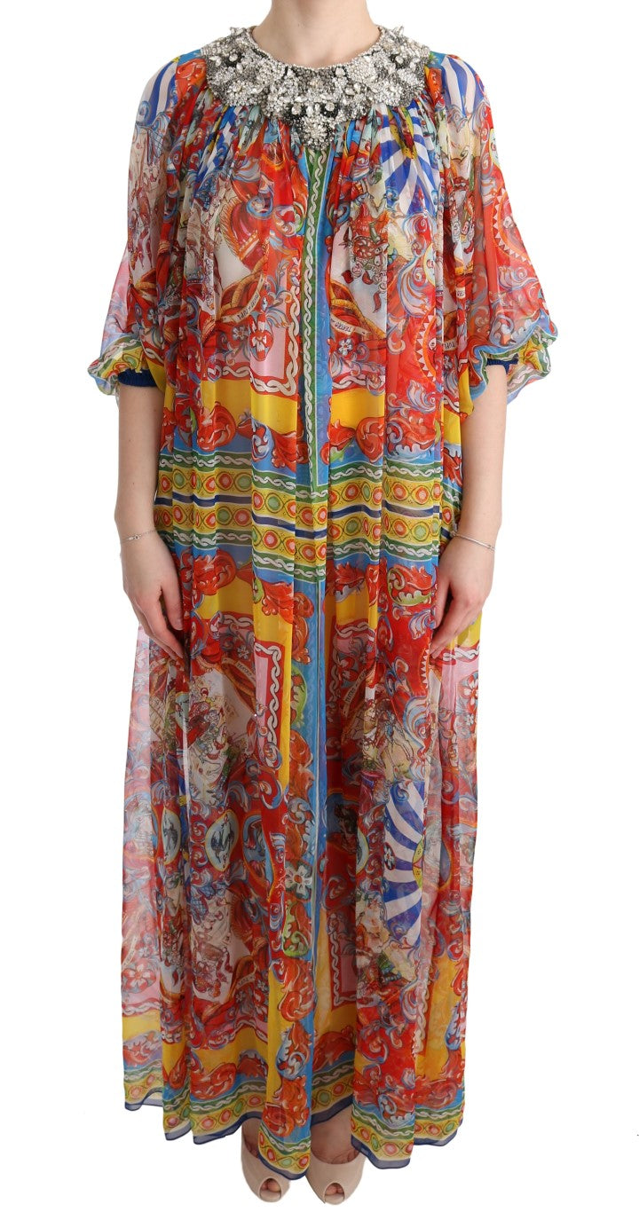 Elegant Full-Length Tunic Maxi Dress