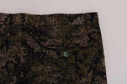 Chic Military Pattern Cotton Shorts