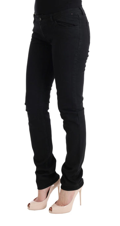 Elegant Black Slim Fit Jeans