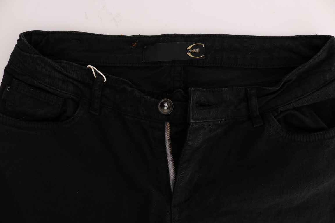 Elegant Black Slim Fit Jeans