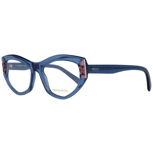 Elegant Blue Full-Rim Designer Eyewear