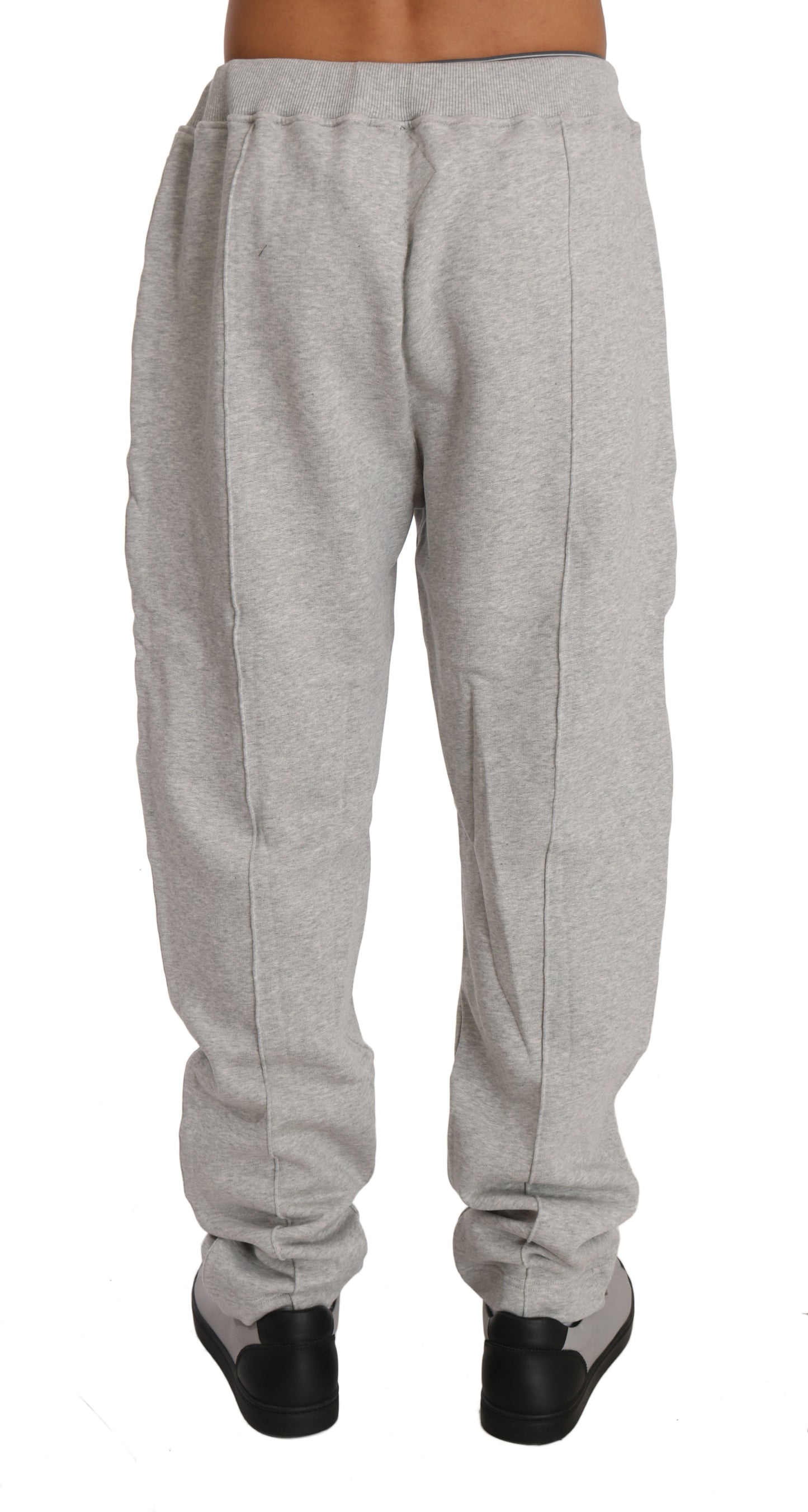 Gray Cotton Sweater Pants Tracksuit