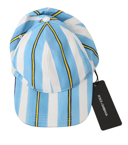 Multicolor Stripes Baseball Cotton Cap