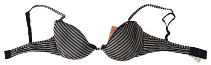 Blue Stripes Lace Reggiseno Bra