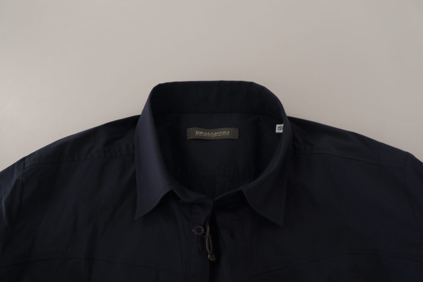 Dark Blue Slim Fit Dress Shirt