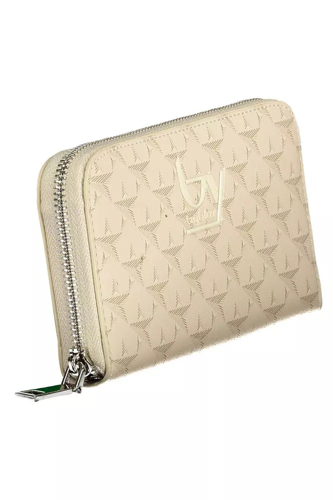 Beige Elegance Compact Wallet