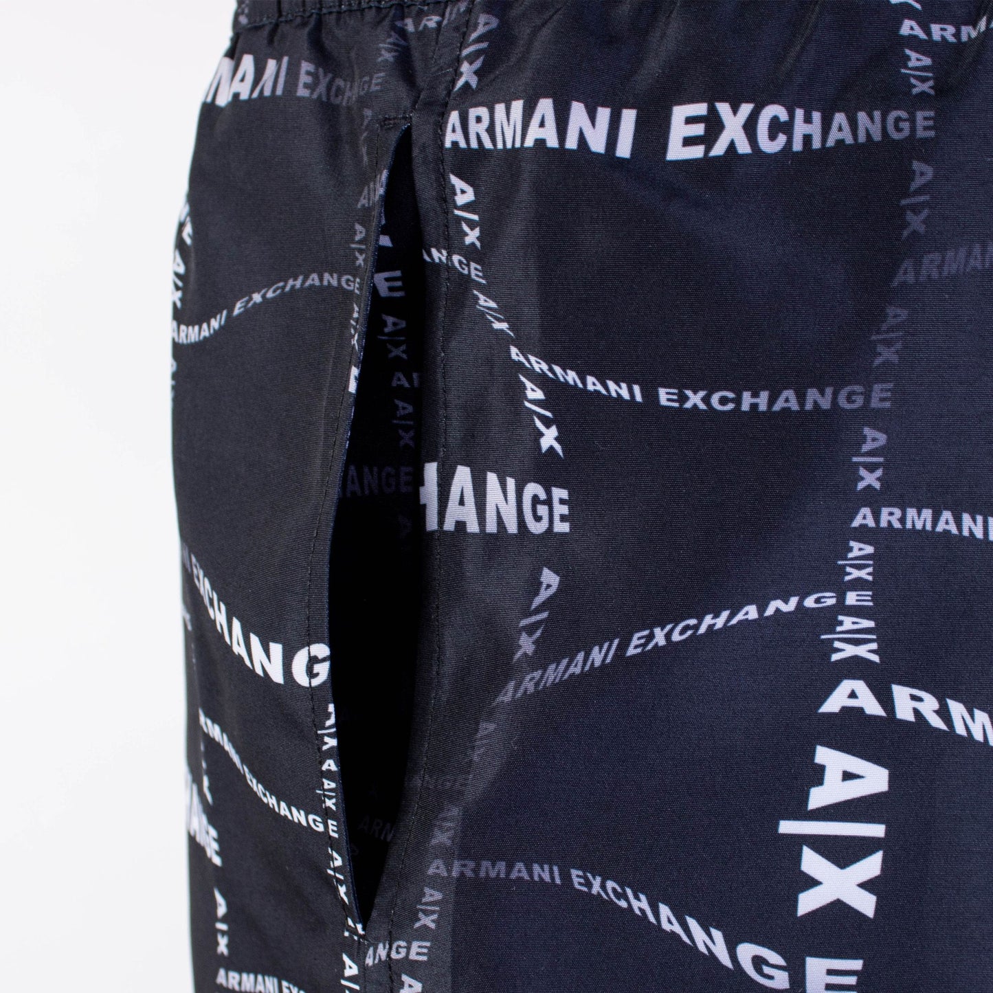 Elegant All-Over Logo Print Swim Shorts