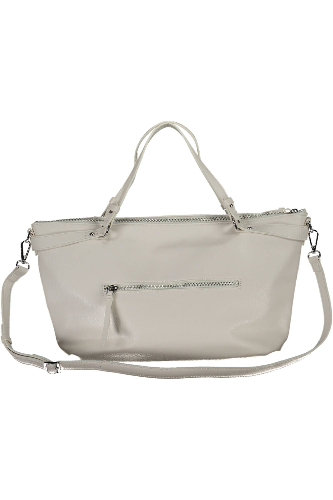 Chic White Multi-Strap Handbag Delight