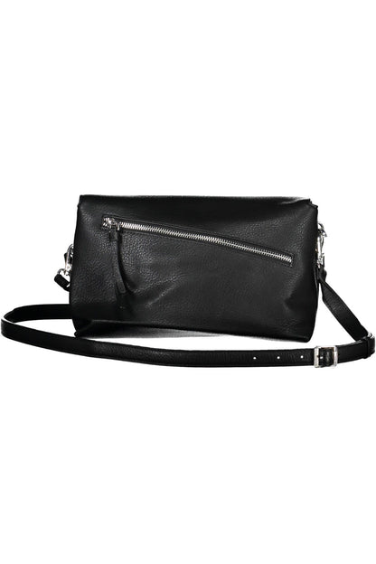 Elegant Black Multi-Pocket Handbag