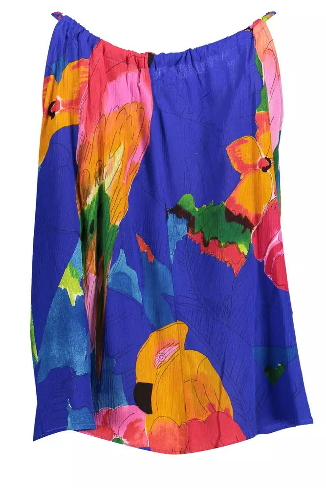 Vibrant Printed Viscose Tank Top