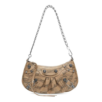 Chic Monogram Mini Crossbody with Chain Strap