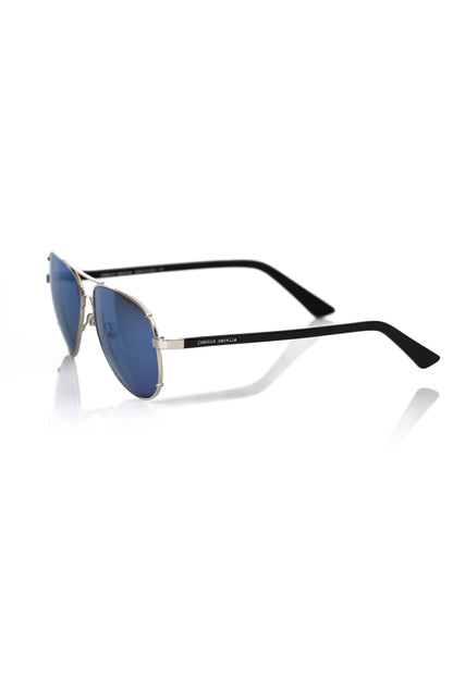 Aviator-Style Metallic Frame Sunglasses