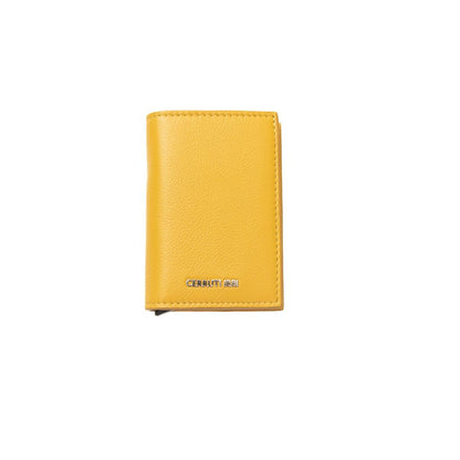 Elegant Yellow Leather Wallet