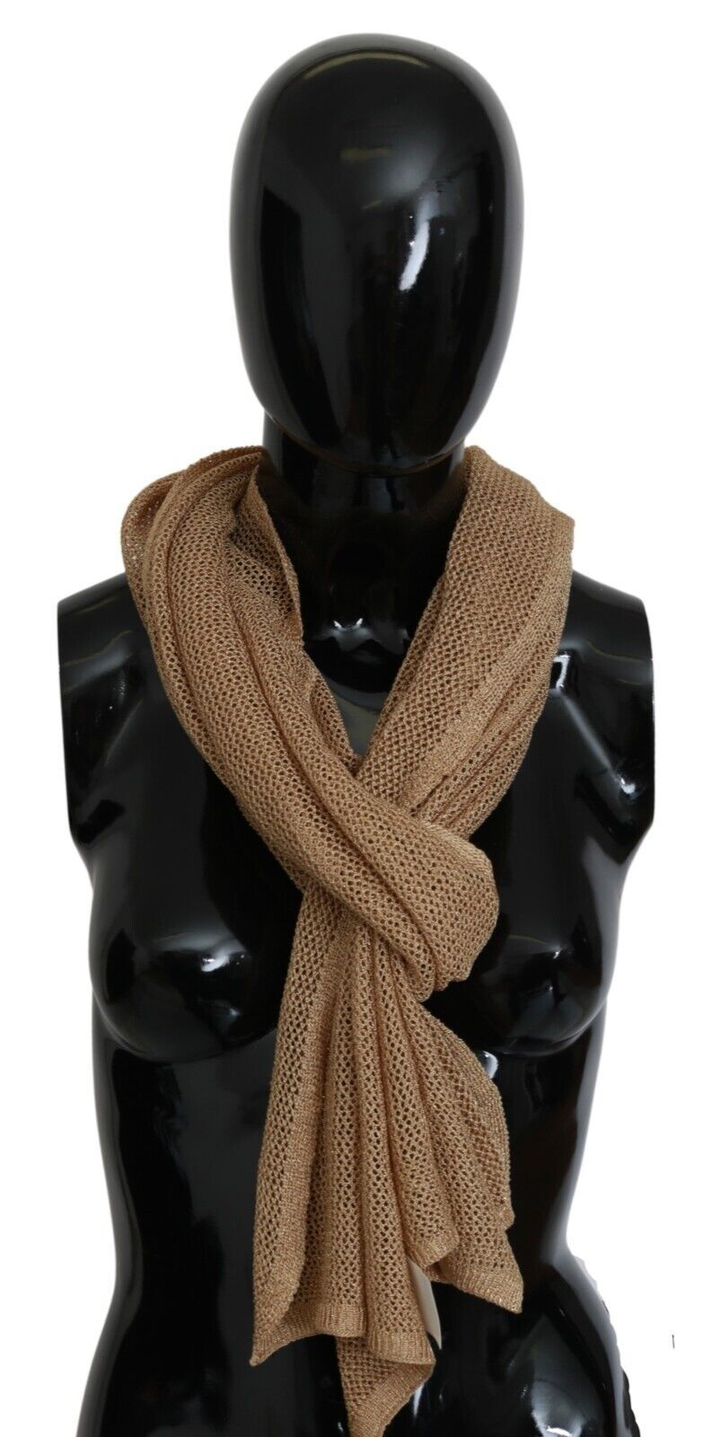 Brown Neck Wrap Winter Shawl Foulard Scarf